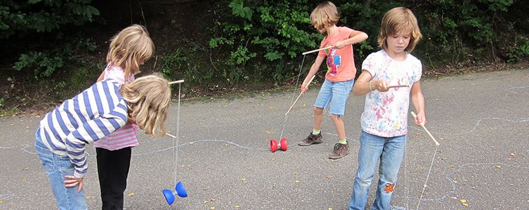 Schüler spielen Diablo