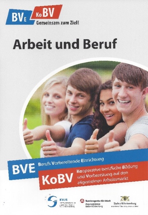 Titelbild der Broschüre Arbeit und Beruf